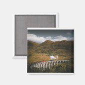 Aimant Train sur un viaduc de Glenfinnan, Écosse (Recto/Verso)