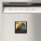 Aimant Train vintage Hiawatha rationalisé (In Situ (Lave-vaisselle))