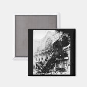 Aimant Train Wreck à Montparnasse, 22 octobre 1895 (Recto/Verso)