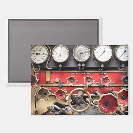 AIMANT TRAINS À VAPEUR (Recto/Verso)