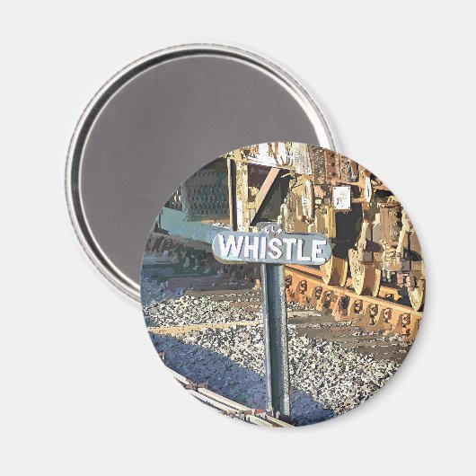 AIMANT TRAINS À VAPEUR (Recto/Verso)