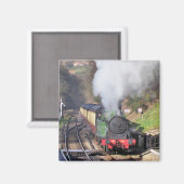 AIMANT TRAINS À VAPEUR (Recto/Verso)