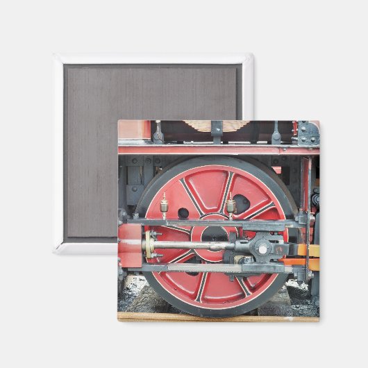 AIMANT TRAINS À VAPEUR (Recto/Verso)