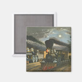 Aimant Trains de l'Express de la foudre, 1863 (Recto/Verso)