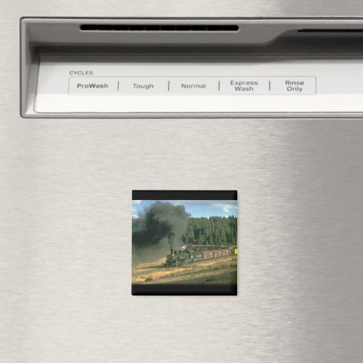 Aimant Trains Durango & Silverton No. 480_Steam (In Situ (Lave-vaisselle))