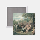 Aimant Traité de William Penn avec les Indiens dans (Recto/Verso)