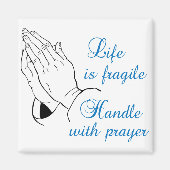 Aimant Traiter avec la prière (Devant)