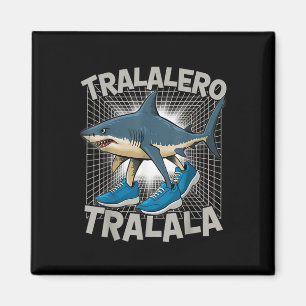 Aimant Tralalero -tralala Rot italien Drôle Génération Z
