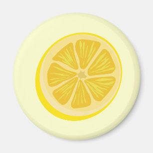 Aimant Tranche d'aimant de citron