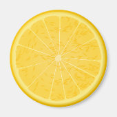 Aimant tranche de citron (Devant)