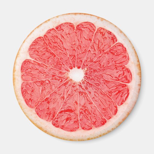 Aimant Tranche de pamplemousse (Devant)