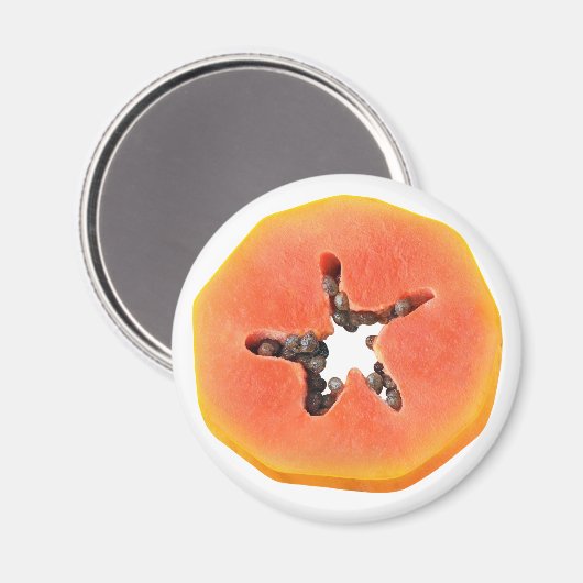Aimant tranche de Papaya (Recto/Verso)