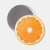 Aimant Tranche d'orange (Recto/Verso)