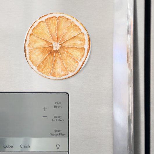 Aimant Tranche d'orange fruit (In situ (réfrigérateur))