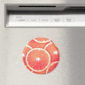 Aimant Tranches de pamplemousse rose (In Situ (Lave-vaisselle))
