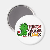 Aimant Tranny Saurus Rex (Recto/Verso)