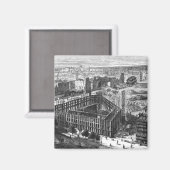 Aimant Transformation de Paris : Bâtiment en 1861 (Recto/Verso)