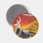 Aimant Transport aérien au Japon (Recto/Verso)