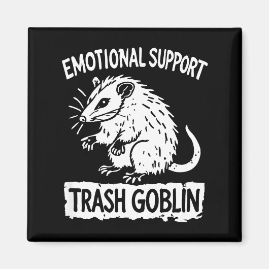 Aimant Trash Goblin Ssum Emotional Suprt Funny Meme  (Devant)