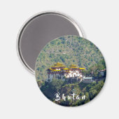 Aimant Trashigang Dzong - Est du Bhoutan (Recto/Verso)