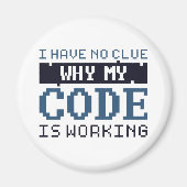 Aimant Travail du code (Devant)