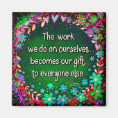 Aimant Travail Inspirant Nous-mêmes Citer Plutôt Trendy (Devant)