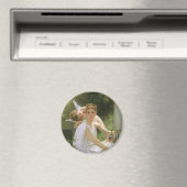 Aimant Travail interrompu par Bouguereau, Angel Portrait (In Situ (Lave-vaisselle))