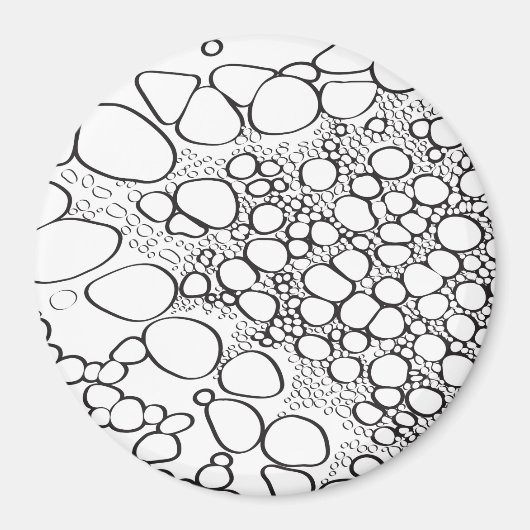 Aimant Travail numérique Abstrait 10 (Devant)