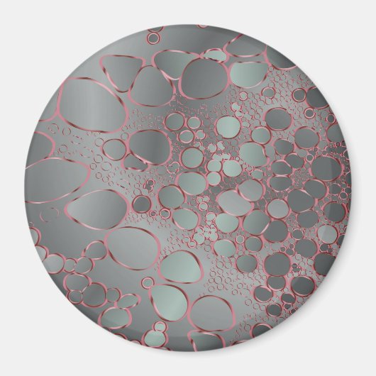 Aimant Travail numérique Abstrait 3 (Devant)