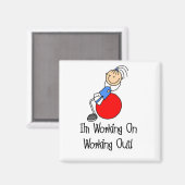 Aimant Travail sur l'utilisation de T-shirts et cadeaux (Recto/Verso)