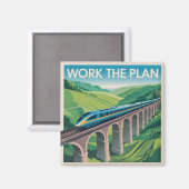 Aimant Travailler le plan (Recto/Verso)