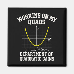 Aimant Travailler Mes Quadriceps Drôle Algèbre Math Gym P