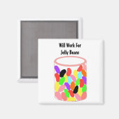 Aimant Travaillera pour des Jelly Beans (Recto/Verso)