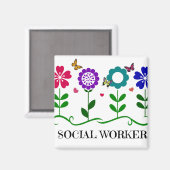 Aimant Travailleur social (Recto/Verso)