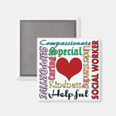 Aimant Travailleur social (Recto/Verso)