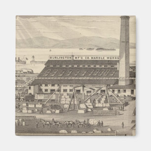 Aimant Travaux de marbre de Burlington Manufacturing Co.