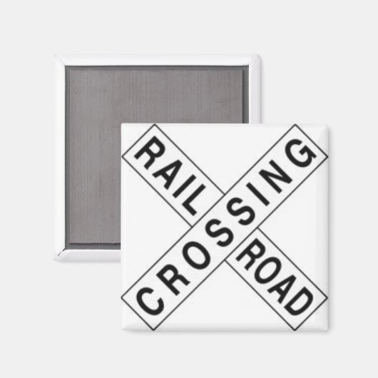 AIMANT TRAVERSEMENT DE LA ROUTE FERROVIAIRE (Recto/Verso)