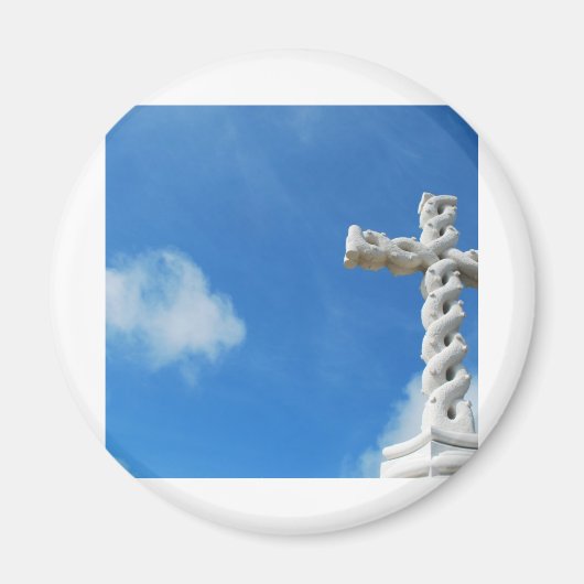 Aimant Traverser dans les nuages et le ciel bleu (Devant)
