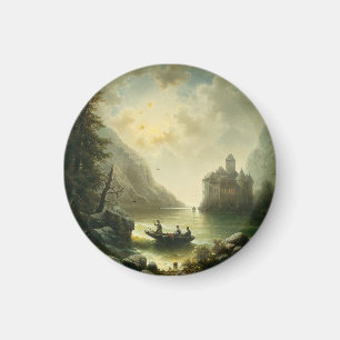 Aimant Traverser dans une nuit illuminée par la Lune - Al