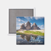Aimant Tre Cime di Lavaredo/Drei Zinnen Dolomite mountain (Recto/Verso)