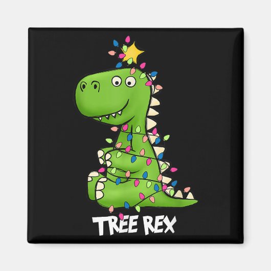 Aimant Tree Rex Funny Xmas Trex Boys Toddler Christmas Di (Devant)