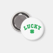 Aimant Trèfle Chanceux Saint Patrick (Recto/Verso)