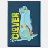 Aimant Trèfle | Dino Ranch (Recto)