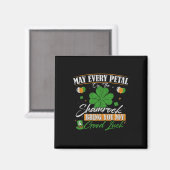 Aimant Trèfle Joyeux St-Patrick (Recto/Verso)