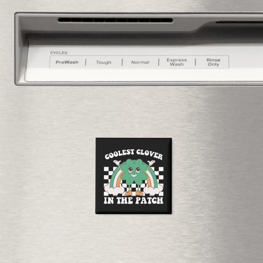 Aimant Trèfle le plus cool du patch St Patrick's Day (In Situ (Lave-vaisselle))