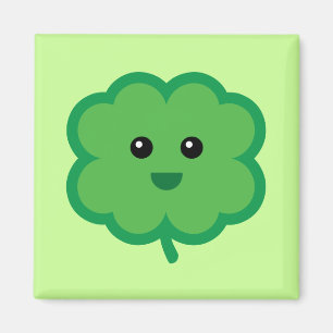 Aimant Trèfle mignon de quatre feuilles