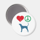 Aimant Treking Walker Coonhound (Recto/Verso)