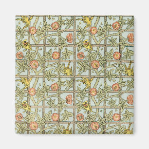 Aimant Trellis par William Morris, textile de jardin vint