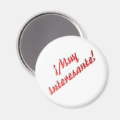 Aimant Très intéressant (Recto/Verso)