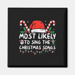 Aimant Très Probable De Chanter Les Chansons De Noël Noël